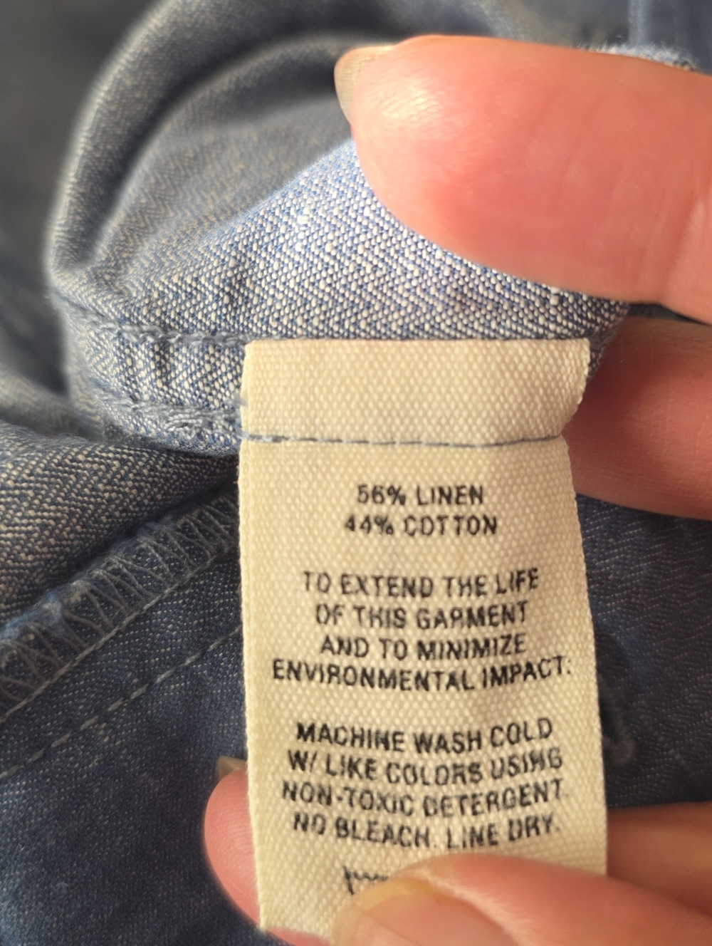 Alex Mill Linen Cotton Jumpsuit Blue S NEW - Picture 6 of 11